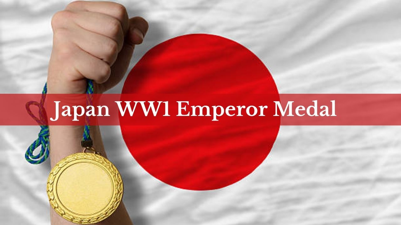 A detailed view of the Japan WW1 Emperor Medal, highlighting its craftsmanship and cultural significance.