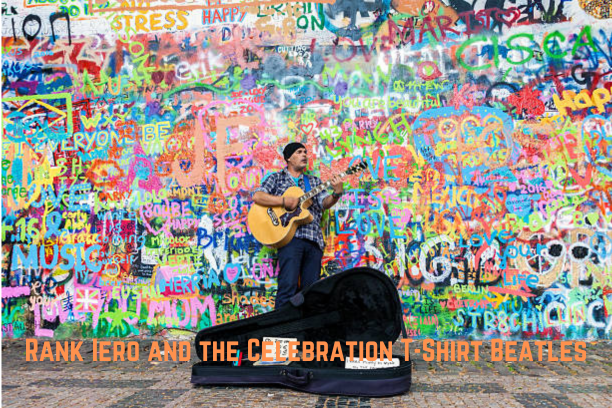 Rank Iero and the Celebration T-Shirt Beatles Design