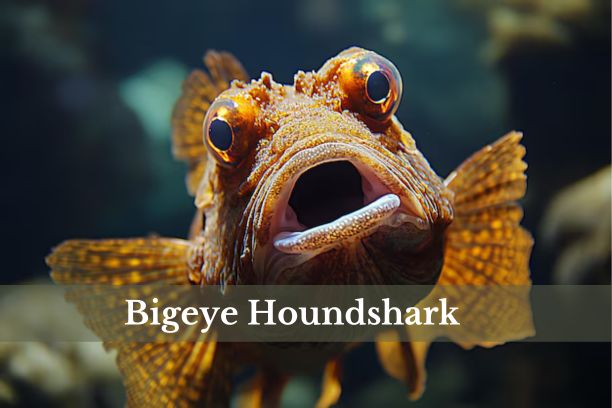 Bigeye Houndshark in Its Natural Habitat