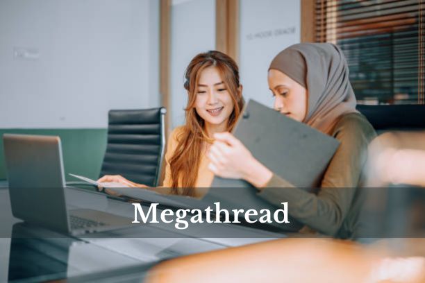 A visual representation of a megathread with organized discussions and user contributions.